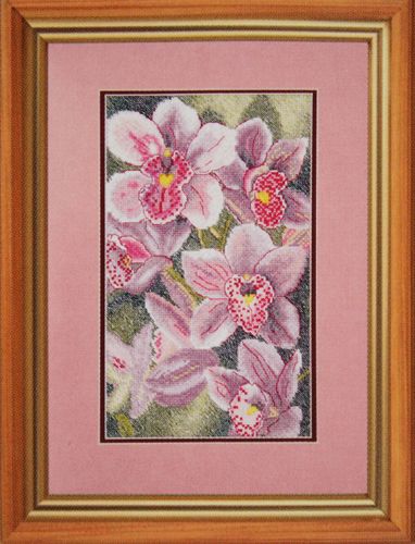 781 Набор для вышивания Hobby&Pro 'Любимые орхидеи', 16*27 см