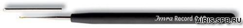 175625 Крючок IMRA Record для тонкой пряжи, мягкая ручка, сталь, 0,6 мм, Prym
