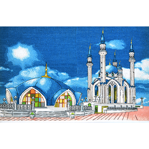 962 Набор для вышивания Hobby&Pro 'Мечеть Кул-Шариф г. Казань' 41*26см