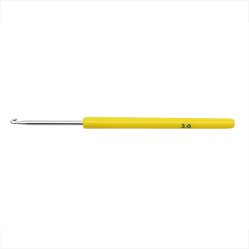 0332-6000 Крючок вязальный с пластиковой ручкой, 3 мм
