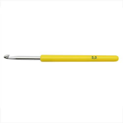 0332-6000 Крючок вязальный с пластиковой ручкой, 5 мм