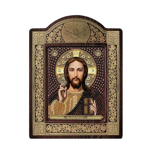 СН8001 Набор для вышивания бисером 'Нова Слобода' 'Христос Спаситель', 9х11 см