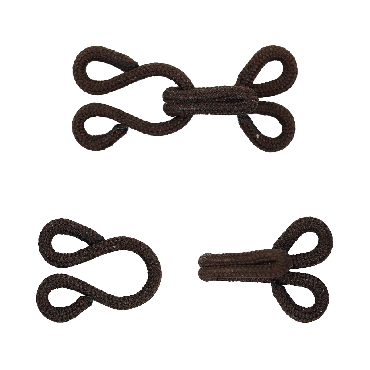 261424 Крючки и петли для меховых изделий (железо) упак(3шт), коричневый цв. Prym
