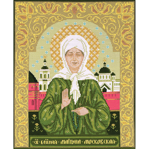 1385 Набор для вышивания Riolis 'Святая блаженная Матрона Московская', 29*35 см
