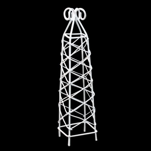 SCB271021 Металлическая мини башенка, белая, 3,5*14 см, ScrapBerry's