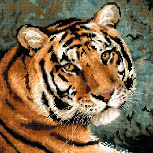 1282 Набор для вышивания Riolis 'Амурский тигр', 40*40 см