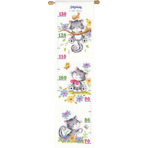 PN-0021581 Набор для вышивания Vervaco 'Игривые котята' 18x70см