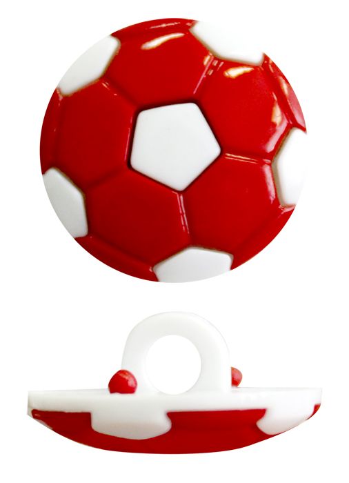Пуговица, Футбольный мяч (48843) 18мм